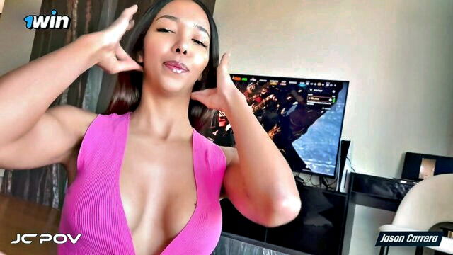 lia lin step sister surprised