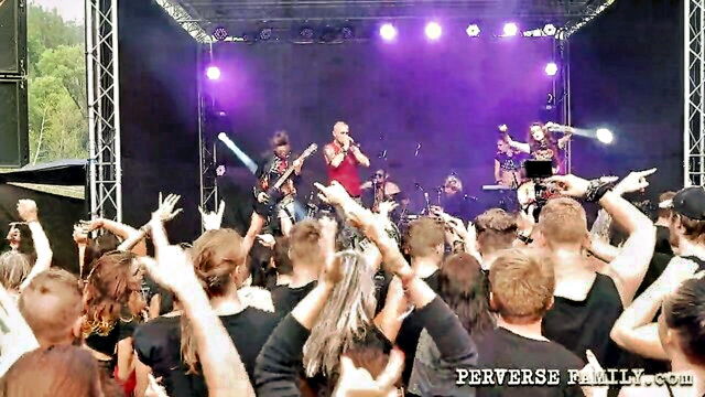 rock fest orgy outdoor