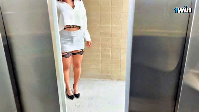 lingerie, blowjob, amateur - abella olsen office roleplay