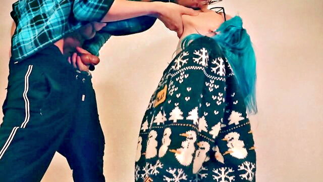 nerdy girl invites classmate over