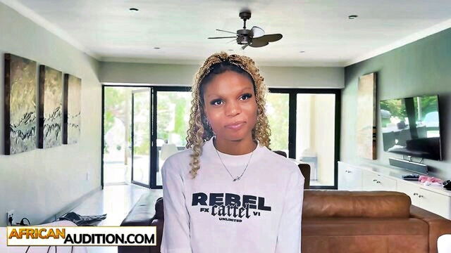 african teen, african, blonde african - african teen big tits swallows