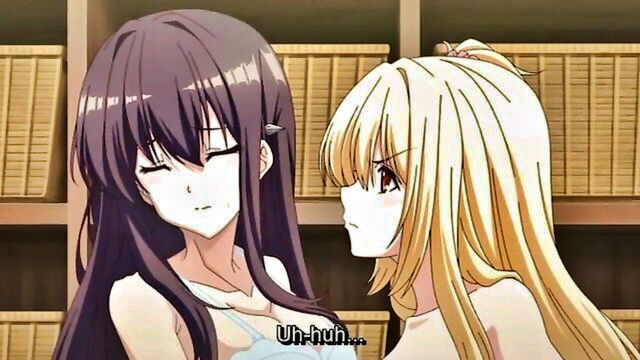 blonde, cowgirl, big boobs - hentai trap maidens falling in love