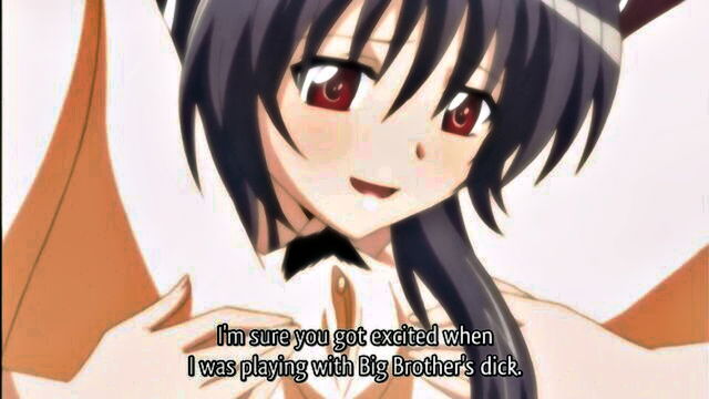 family, taboo, sister - hentai sisters threeway with brother
