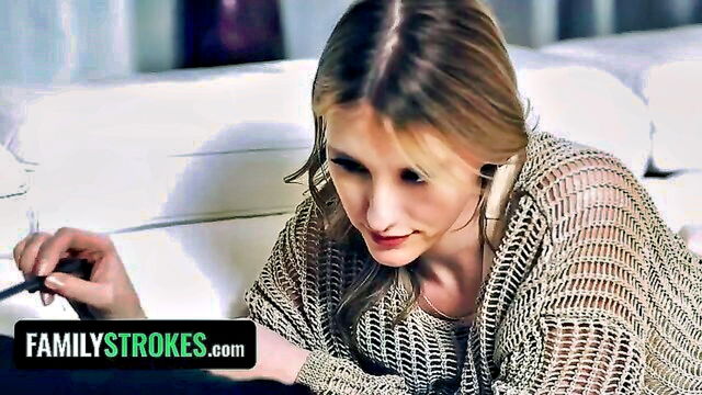 threesome, mature, milf - stepmom caught teens fucking
