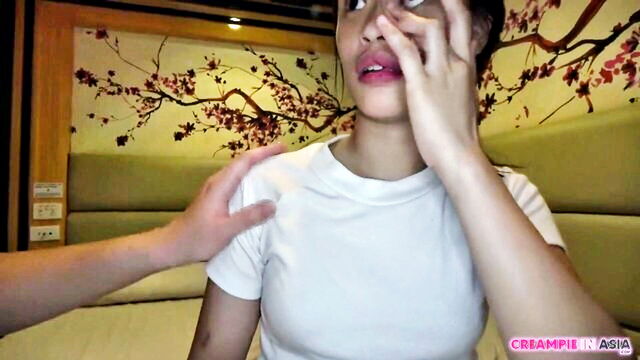 hardcore, uncensored, blowjob - miles in asia creampie