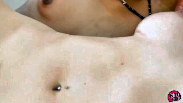 tranny, little, cheeky - wild shemale interracial fuckfest