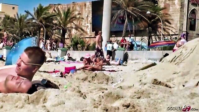teen (18+), kissing, naked - lesbian beach nudity massage