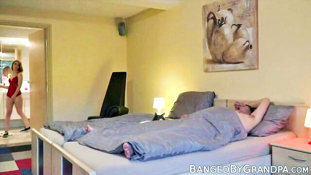 Lina Roselina - natural tits teenage bounced Granddadz
