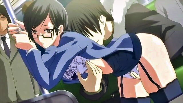 glasses, big breast, monster hentai games - last molester train big tits