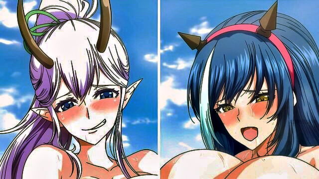 monster hentai games, big boobs, creampie - oni chichi harem episode 3