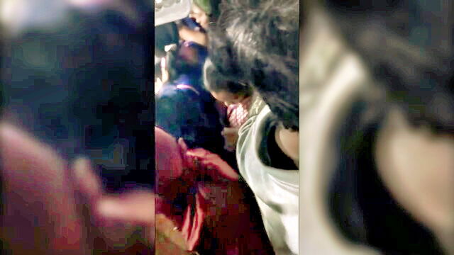 bus, amazing, aunty - indian milf bus groping