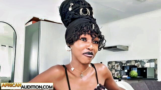 black, african, ebony - african teen destroyed by white cock