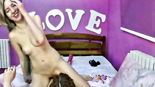 babes, lesbians, big tits - kinky babe blowjob and pussy masturbation