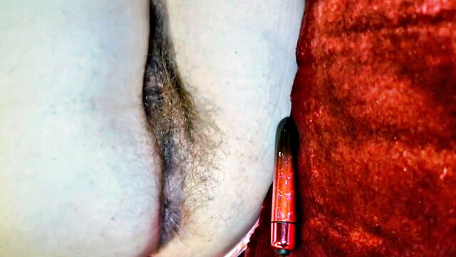 pussies, only pussy, all up in her pussy - hairy pussy vibration
