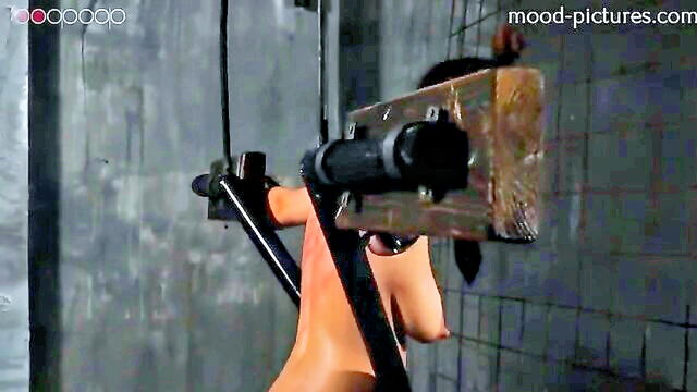 painful, punishment, mistress - mistress punishes naughty slave