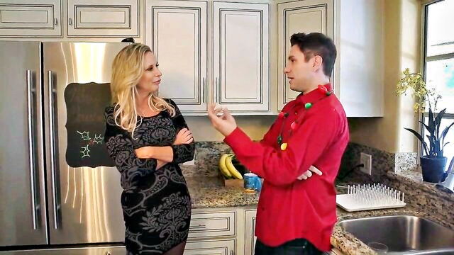 blonde, milf, hardcore - blonde milf christmas hard
