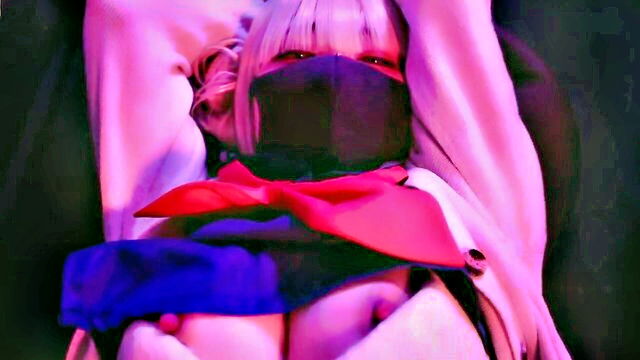 echiechi, kanojo, girlfriend - echiechi ripped mini skirt
