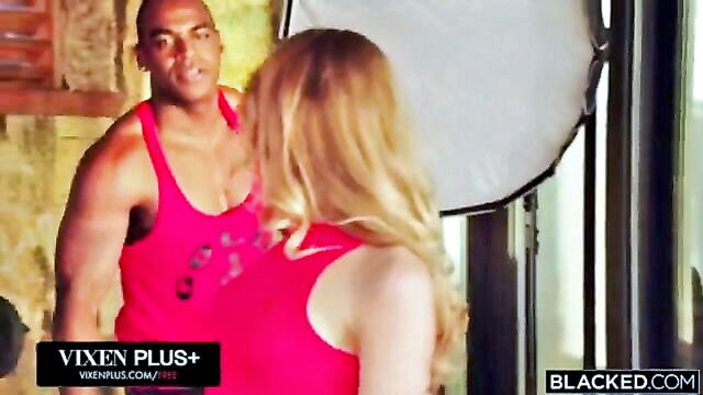 facial, blonde, interracial - alexandra lexie bbc