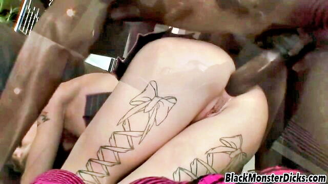 black cock, fucked by, anal fuck - black cock anal emo faye