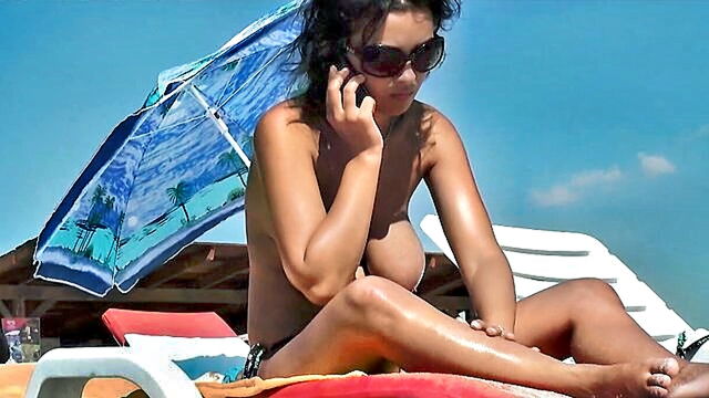 cougar, nude beach, video - hd video of hot beach babes caught on hidden camera