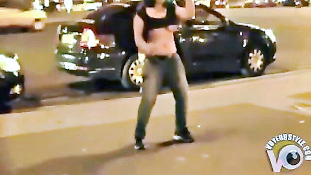 drunk, french, girl - drunk french girl exposes herself