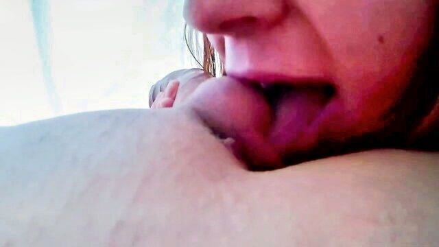 training, dick, big cock - redhead takes my huge cock