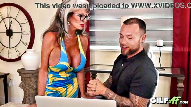 grannies, mature, big tits - sally dangelo gilf tech support