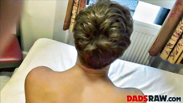 dadsraw, big cock, gay - rocco steele tight pucker load