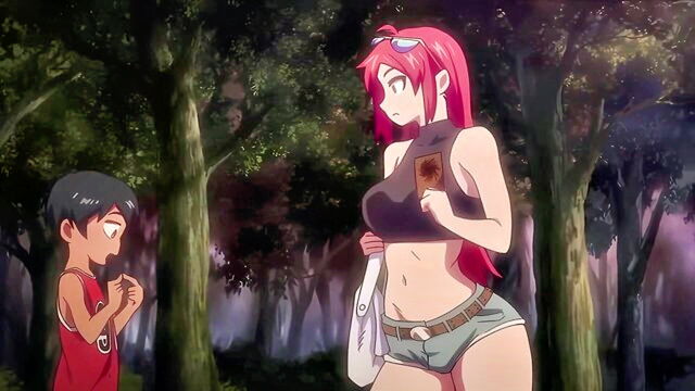 creampie, monster hentai games, group sex - young boy becomes man in summer ep1
