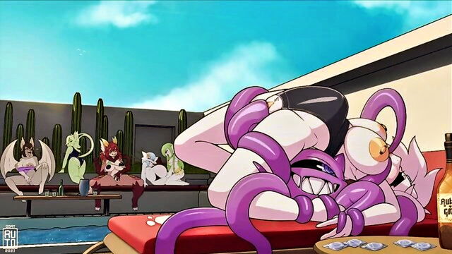 forceballfx, fionna (adventure time), cheating - tentacles russianroulette