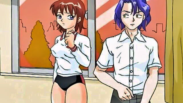 lesbian, anime, anime sex - anime lesbian threesome