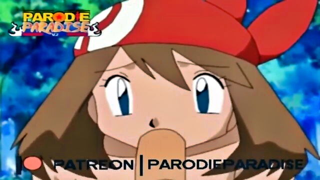 anime, orgasm, squirting - pokemon xxx parody ash may