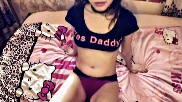 collar, alt girl, head - eyes roll back while fucking