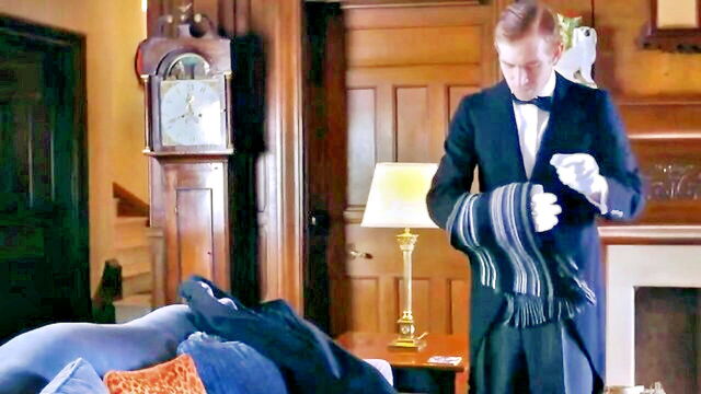 milf, big cock, mom - breasty wife butler fuck