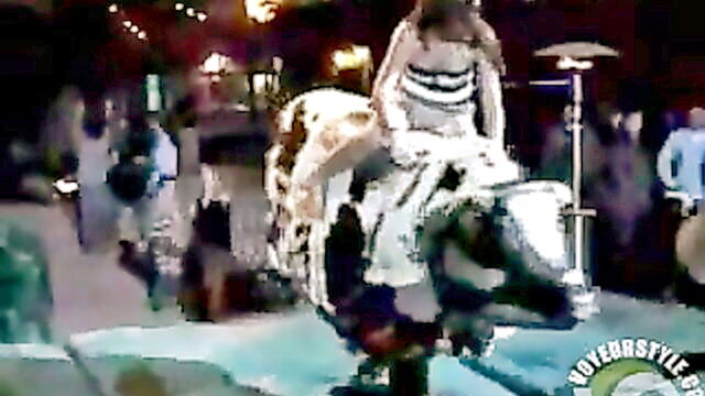 chick, mechanical, bull - mechanical bull ass ride