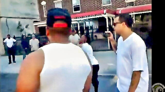 boobs, street, fighting - street fighting boobs exposed