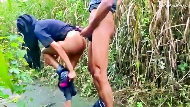 public fuck at jogging park : Ashavindi_Official