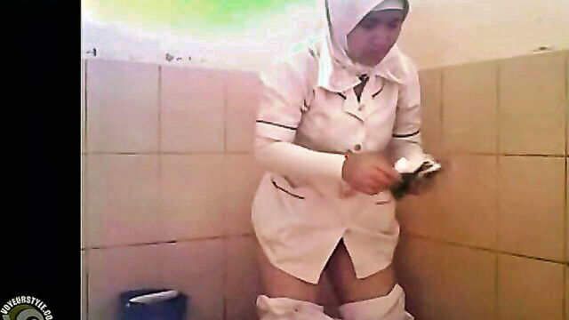 arab, pee, woman - arab pee in toilet