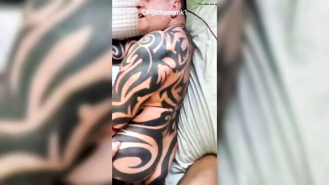 daddy, tattoos, mature - beefy mature tattoo bottom