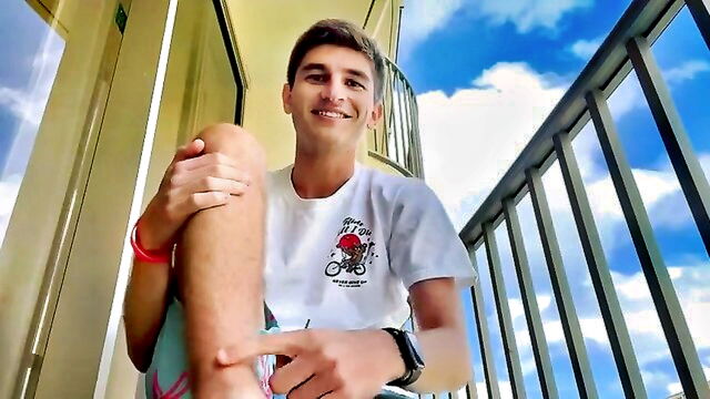 jerk-off, jerk-of, skinny guy - tall skinny jo jerk