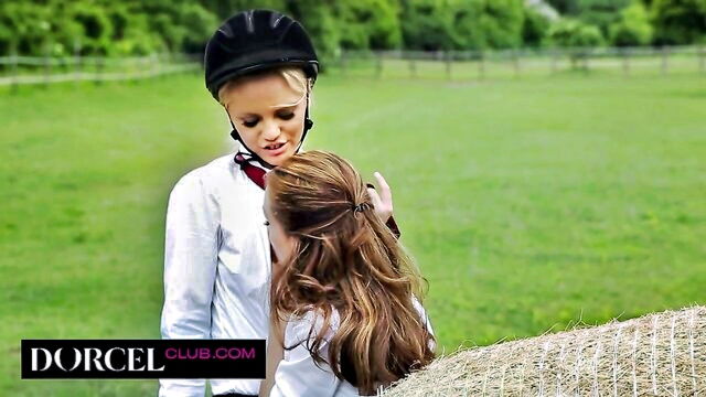 in the, lesbian threesome, lesbian three - countryside lesbian threesome