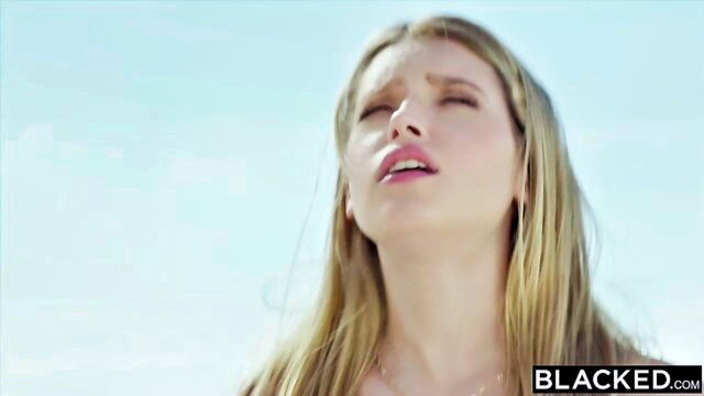 black, bbc, ball licking - freya mayers deepthroat bbc