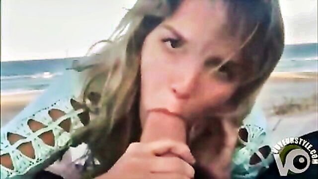 job, blow, beach - beach blow job exhibitionism