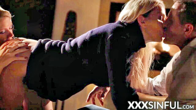 Amber Jayne, Kitty Li, George Uhl - babe threesome george uhl Sinful Xxx