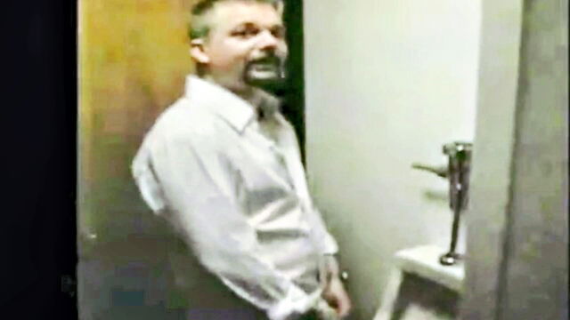 voyeurism, urinal, public restroom - gay couple molested peeing coma