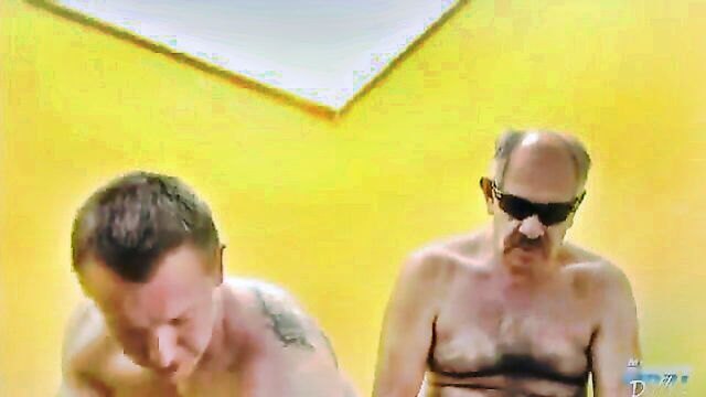 hairy grandpa butt fucked