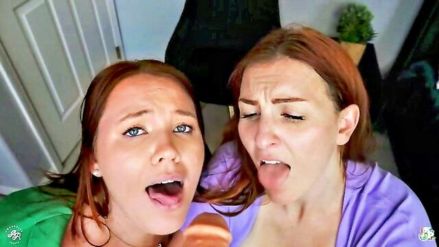 teacher stepmom facials with juicy tits