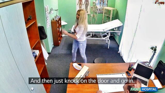 George Uhl, Karol Lilien - doctor room toilet rest room sex Fake Hospital