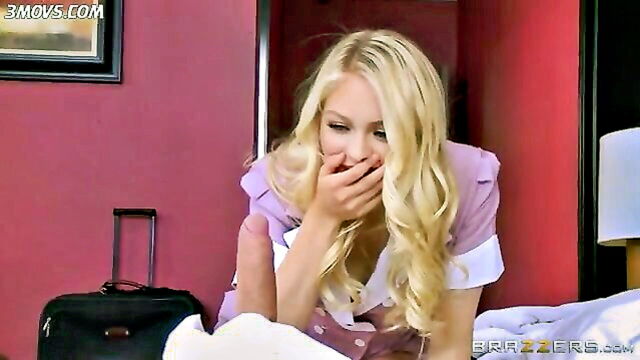 alli rae, tara holiday - hotel maid caught sucking cock