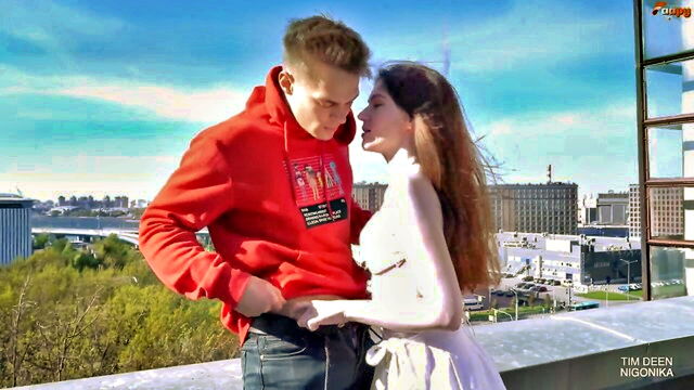 tim deen - stepbrother and stepsister fucking on the roof